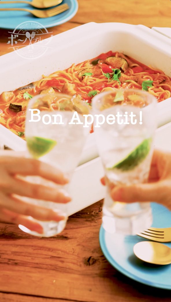 “ワンパンパスタシリーズ”レシピ/料理 Instagramリール用動画制作